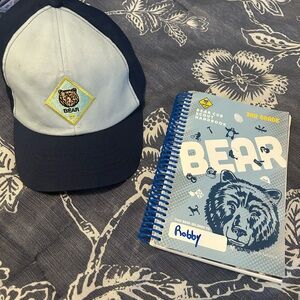 Cub Scout Cap and Handbook Set - Blue and Black